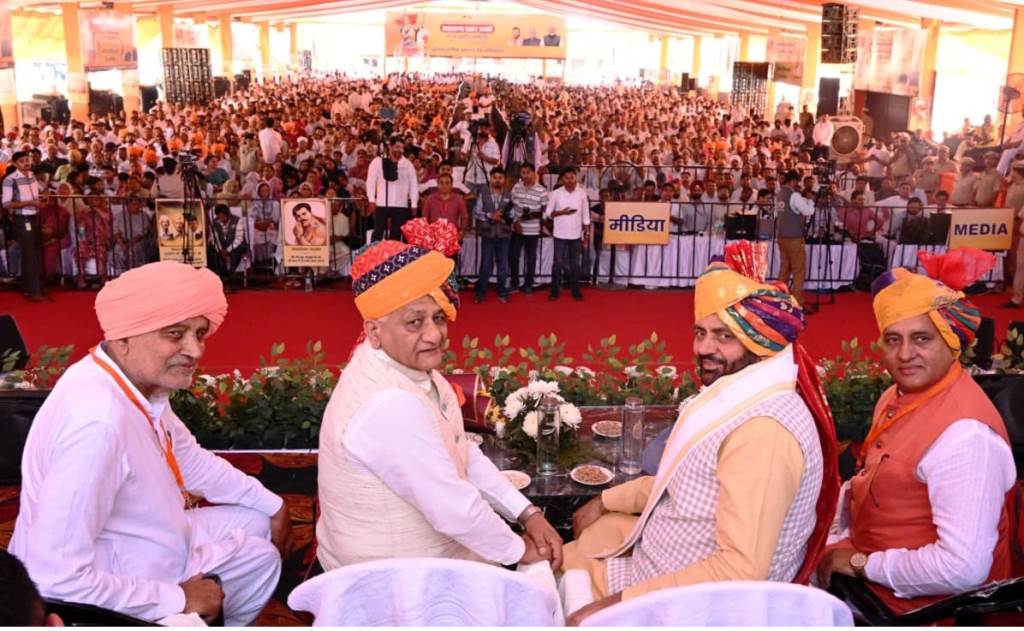 ਅੰਬਾਲਾ ਦੇ ਸ਼ਾਹਜ਼ਾਦਪੁਰ ਵਿੱਚ ਮਹਾਰਾਣਾ ਪ੍ਰਤਾਪ ਜਯੰਤੀ ਤੇ ਆਯੋਜਿਤ ਰਾਜ ਪੱਧਰੀ ਸਮਾਗਮ ਵਿੱਚ ਮੁੱਖ ਮੰਤਰੀ ਨੇ ਕੀਤੇ ਕਈ ਐਲਾਨ